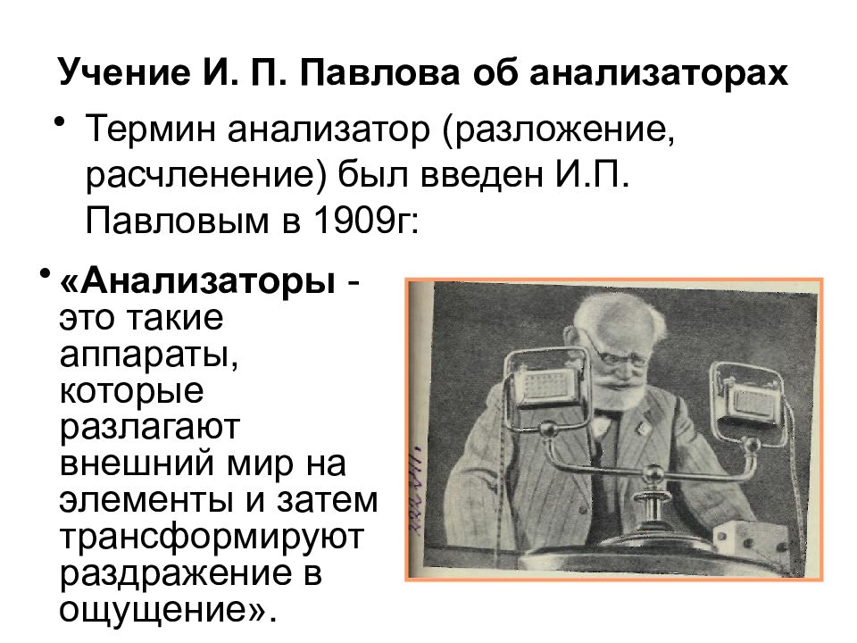 Павлово учения. Учение Павлова об анализаторах. 1. Учение и.п. Павлова об анализаторах.. Учение Павлова об анализаторах физиология. Учение и. п. Павлова об анализаторах. Структура анализатора..