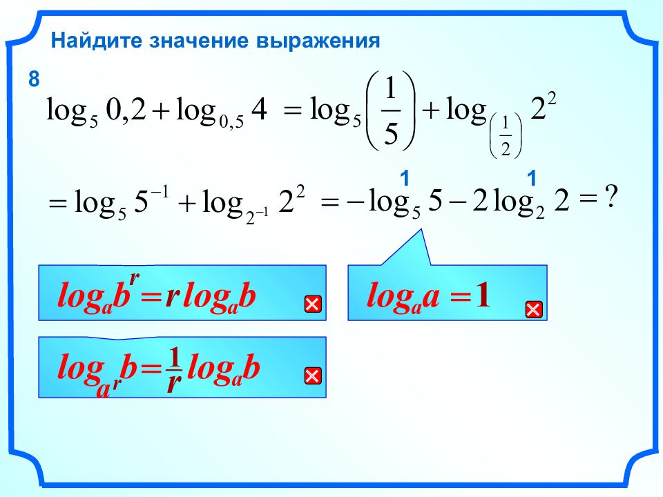 Вычислить log. A В степени log a b. Log a b log b a. Как найти log. 2log a b.