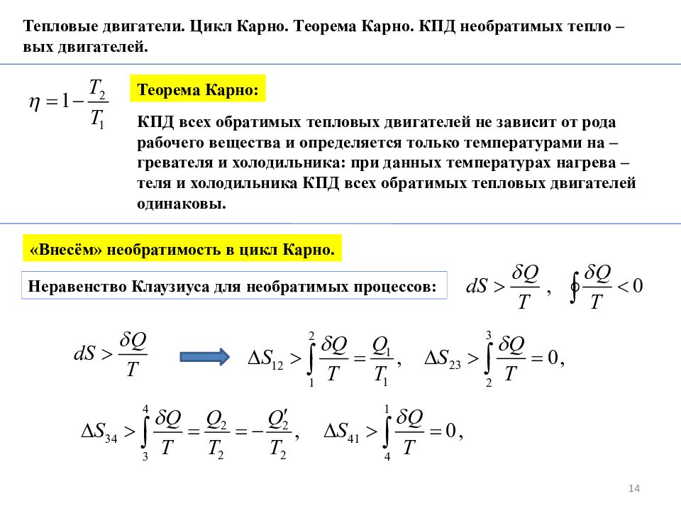 Какой цикл теплового двигателя цикл холодильника. Цикл Карно теплового двигателя. КПД теплового двигателя цикл Карно. КПД идеального двигателя Карно. Цикл Карно и КПД тепловых двигателей.