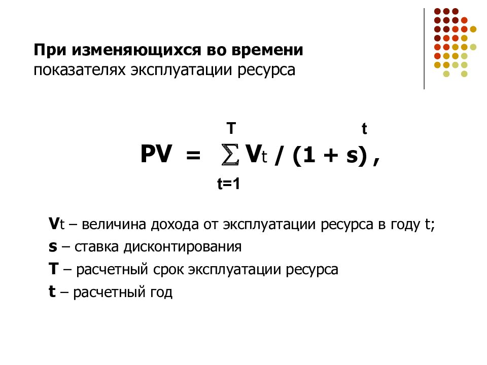 Ресурс величина