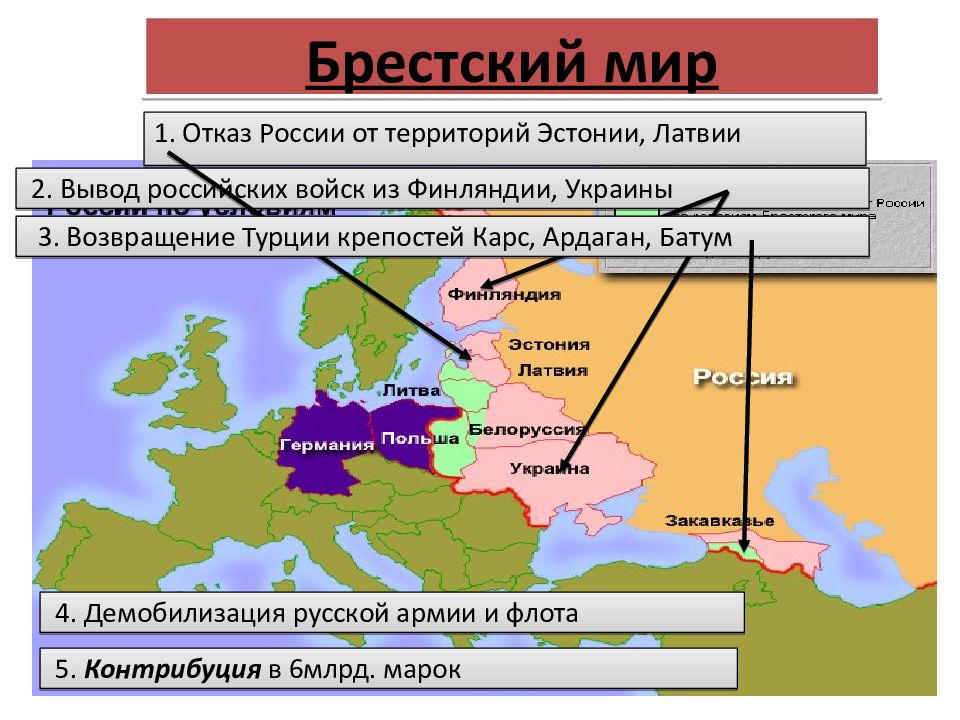 Проект мирного договора с украиной