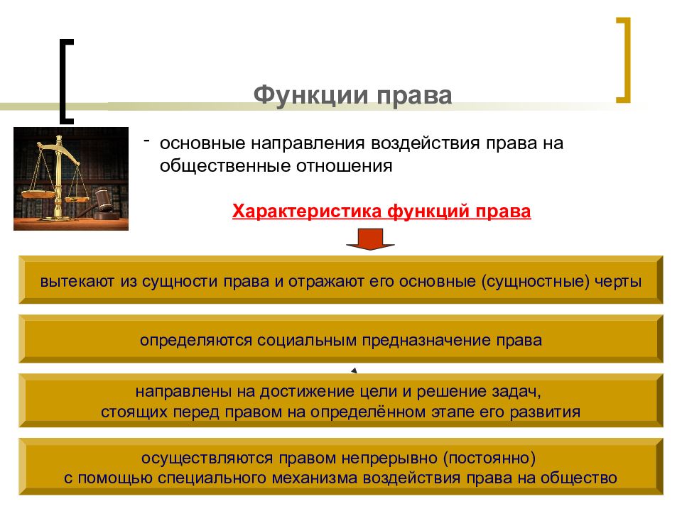 Направления в праве. Признаки, функции, источники права понятие. Основные направления воздействия права на общественные отношения. Функции права. Охарактеризуйте функции права.