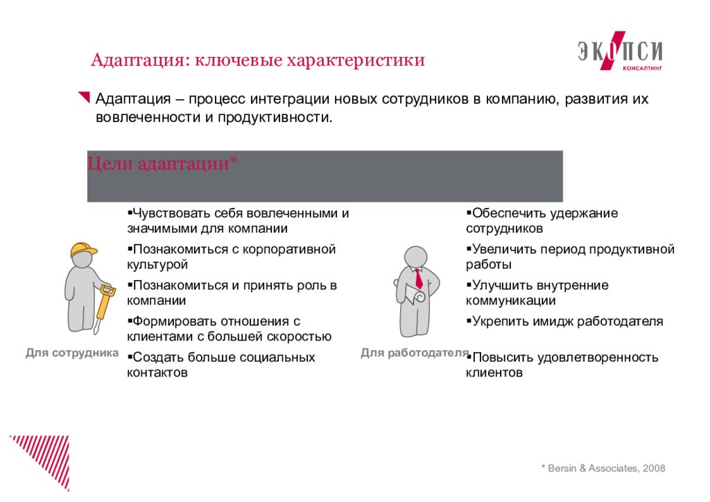 Подбор адаптации