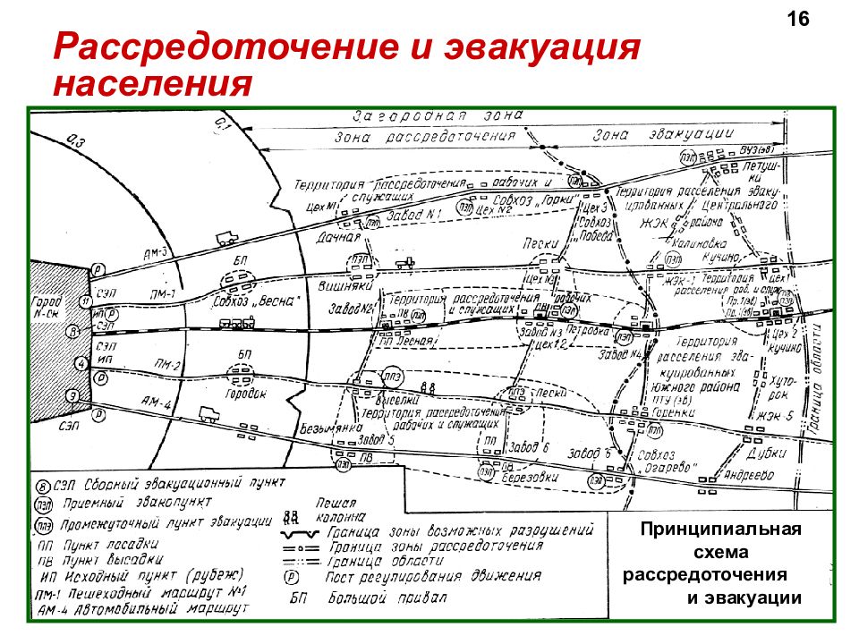 План эвакуации населения при чс