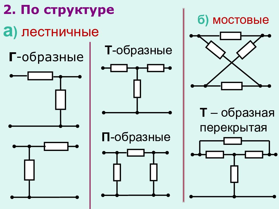 Т фильтр схема