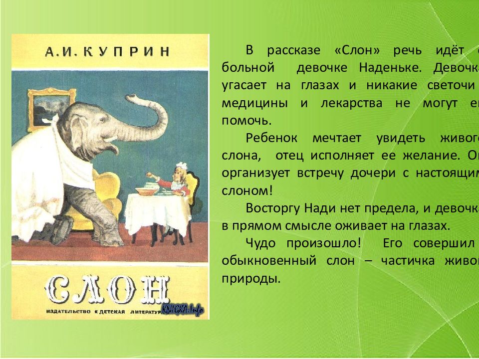 Куприн слон какое произведение. Мир животных на страницах книг. Мир животных Куприна.