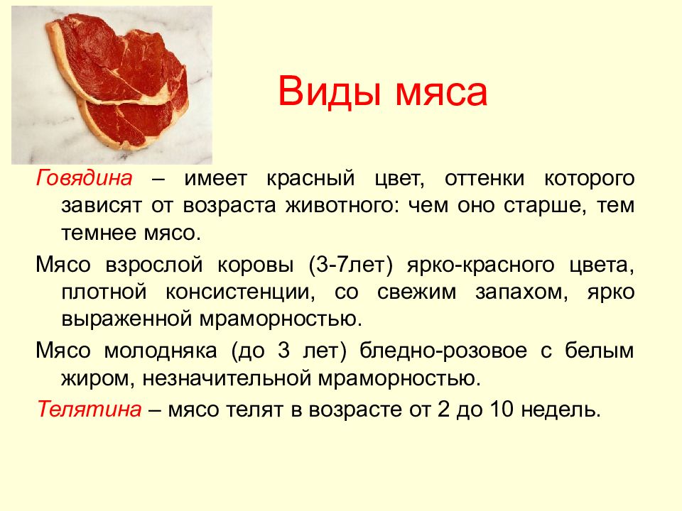 Тема мясной. Виды мяса. Мясо для презентации.