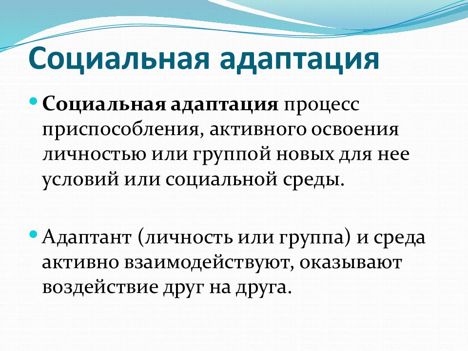 Адаптант это