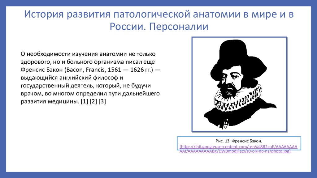 История развития патологической анатомии презентация