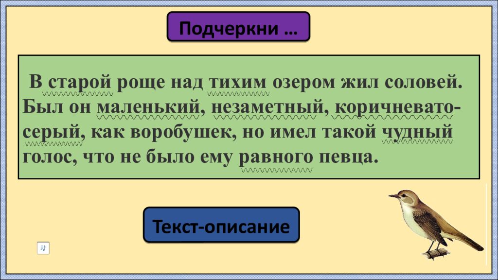 Урок русского языка в 3 классе