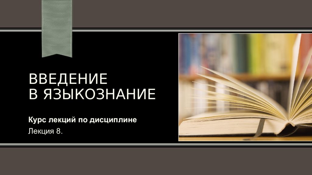 Введение в языкознание