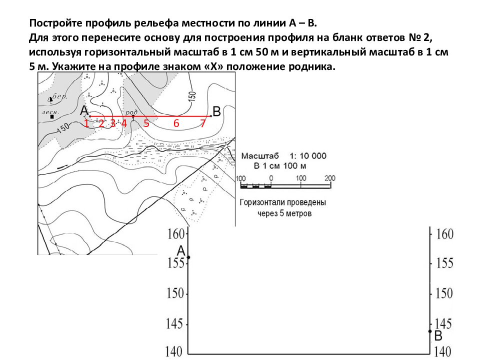 Егэ география план местности