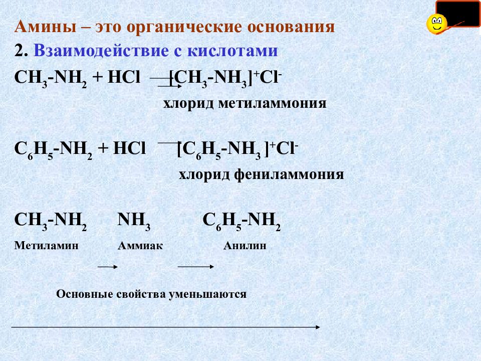 Презентация по теме амины анилин