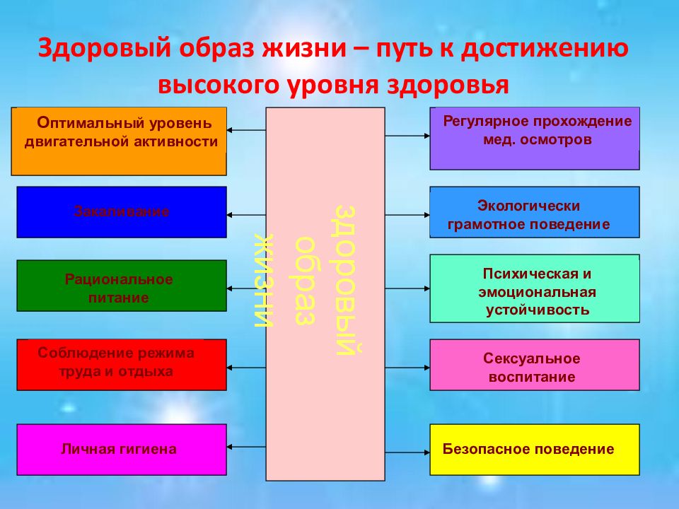 Презентация по обж 9 класс здоровый образ жизни путь к достижению высокого уровня здоровья