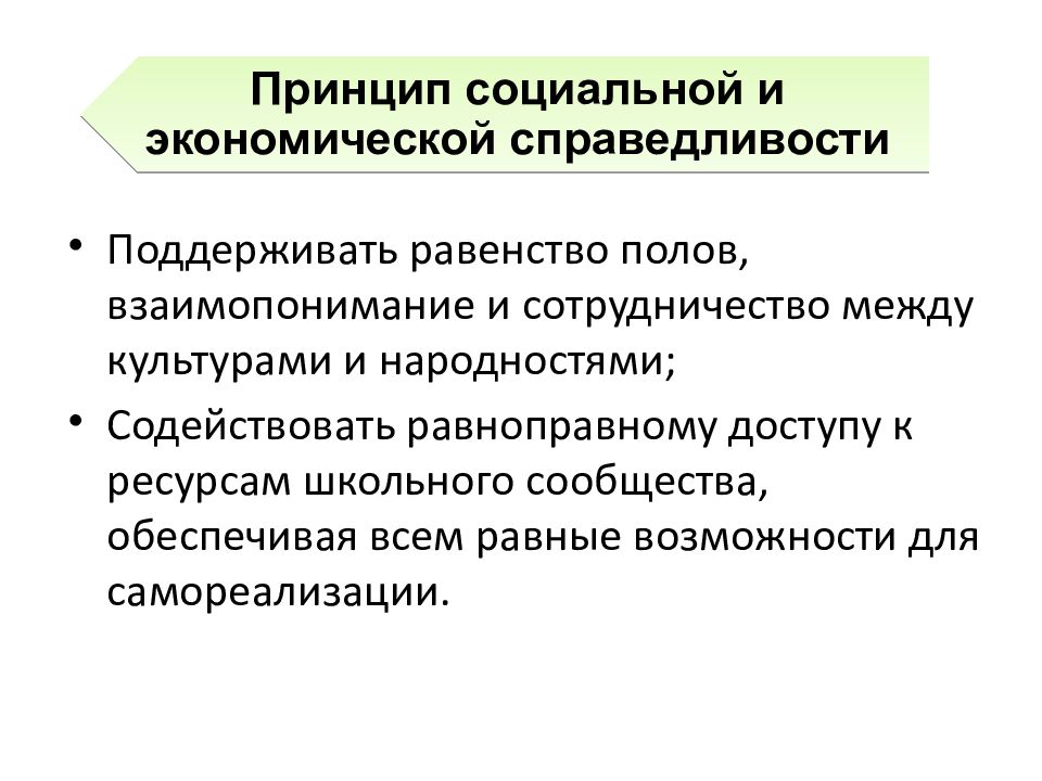 Принцип социальной справедливости