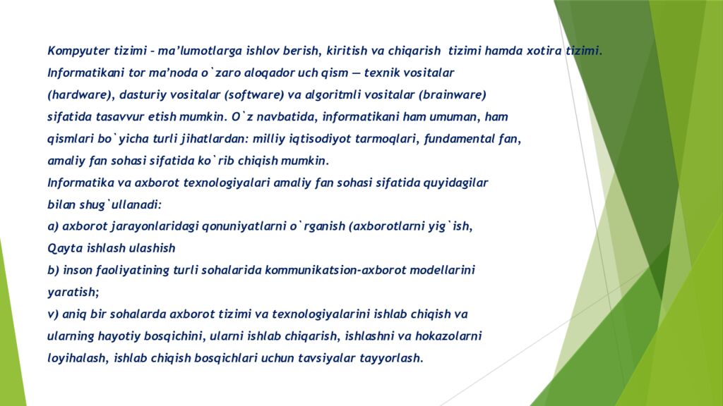 Axborot kommunikatsiya infatuzilmaning mintaqaviy rivojlanish