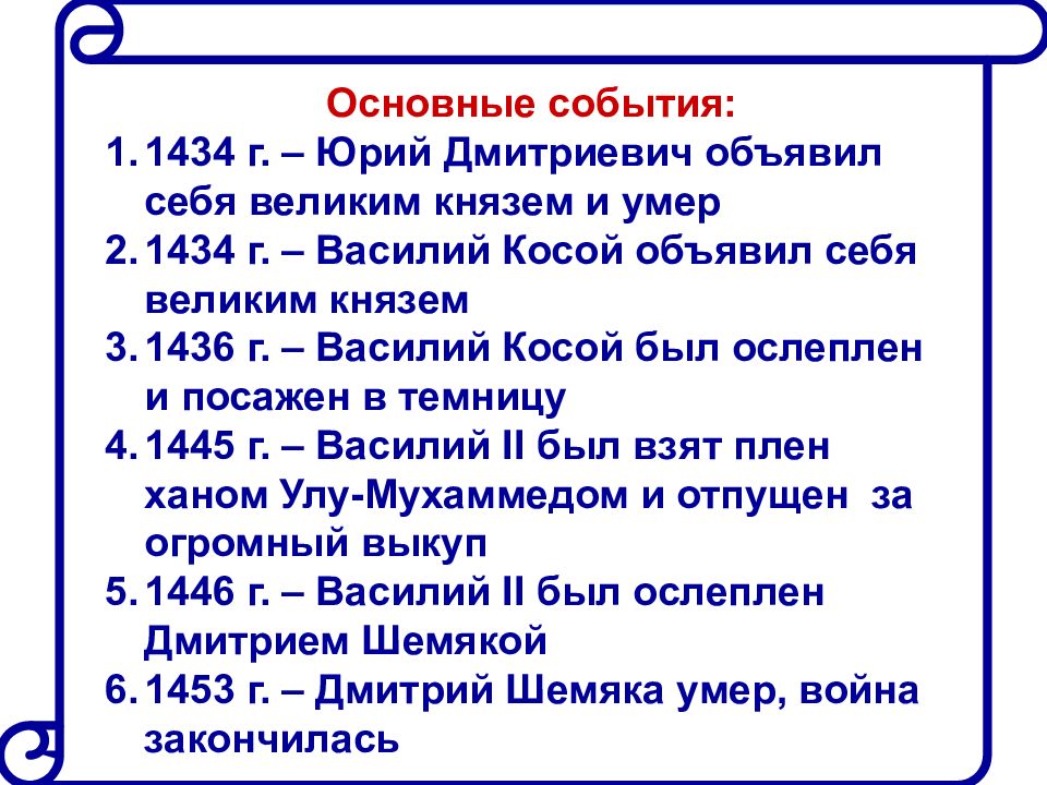 Презентация на тему московское княжество в первой половине 15 в