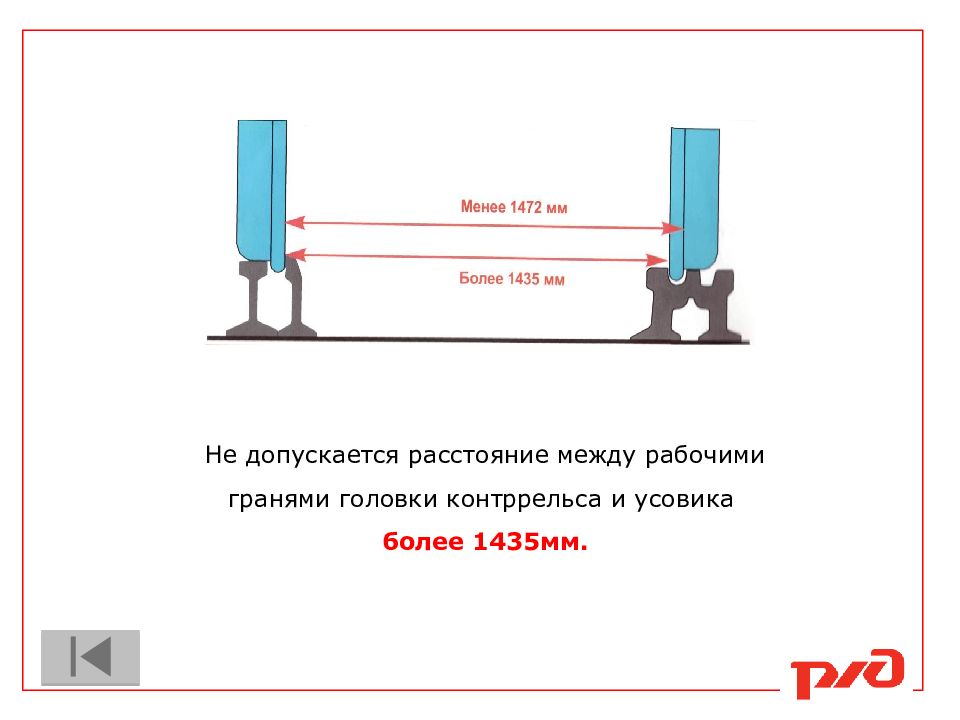 Расстояние между головки. Расстояние между рабочей гранью сердечника крестовины и рабочей. Рабочая гранью головки контррельса. Рабочая грань сердечника крестовины. Не менее 1472 не более 1435.