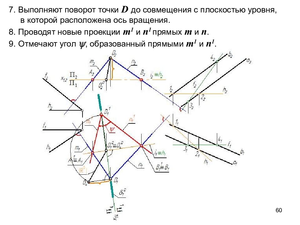 Новая проекция. Метод совмещения в начертательной геометрии. Способ совмещения плоскостей проекций. Способ совмещения Начертательная. Совмещение точки с плоскостью.