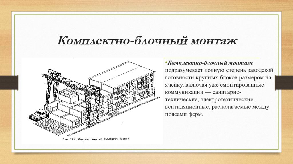 Методы монтажа