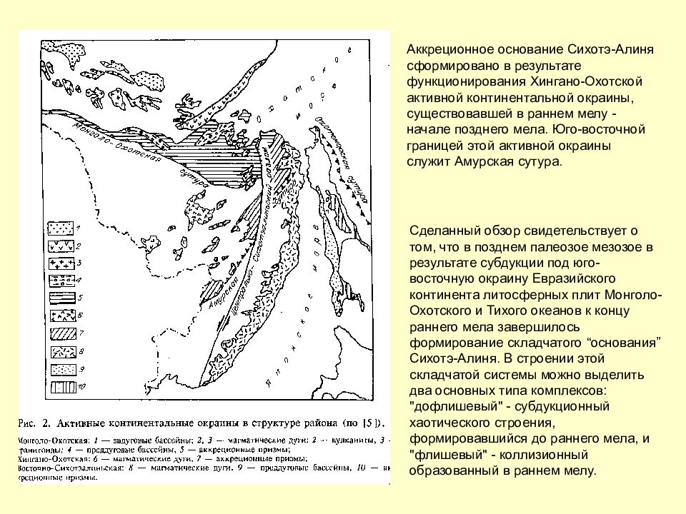 Карта хребет сихотэ алинь