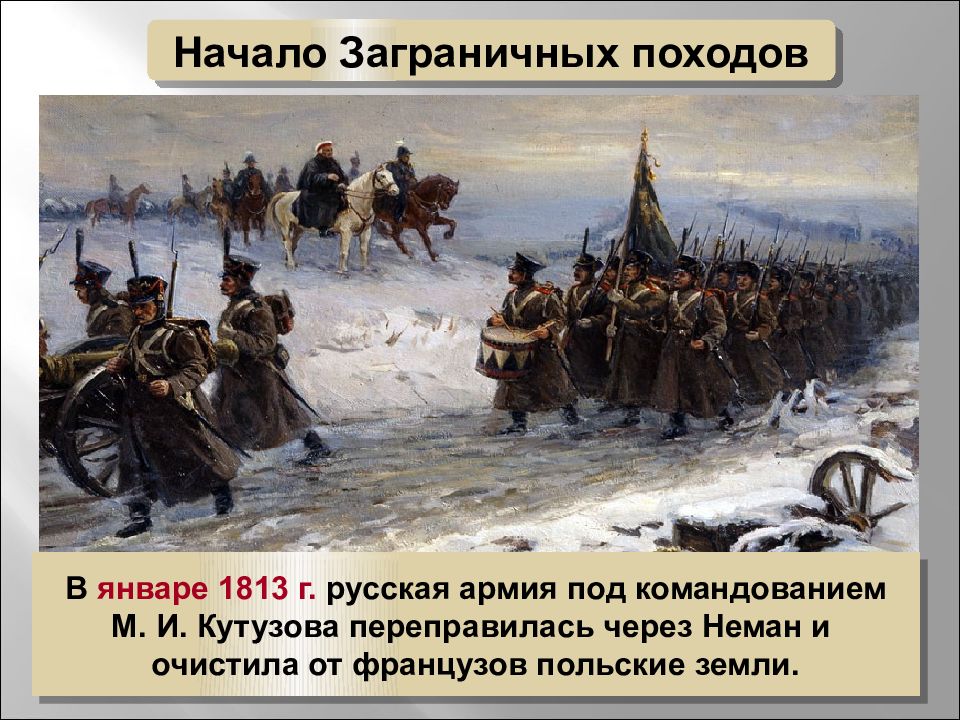 Заграничные походы русской армии внешняя политика александра 1 в 1813 1825 презентация