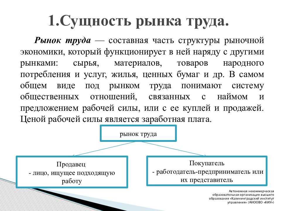 Понятие рынка труда. Из чего состоит рынок труда. Структура рынка труда для презентации. Составные части рынка труда. Сущность рынка.