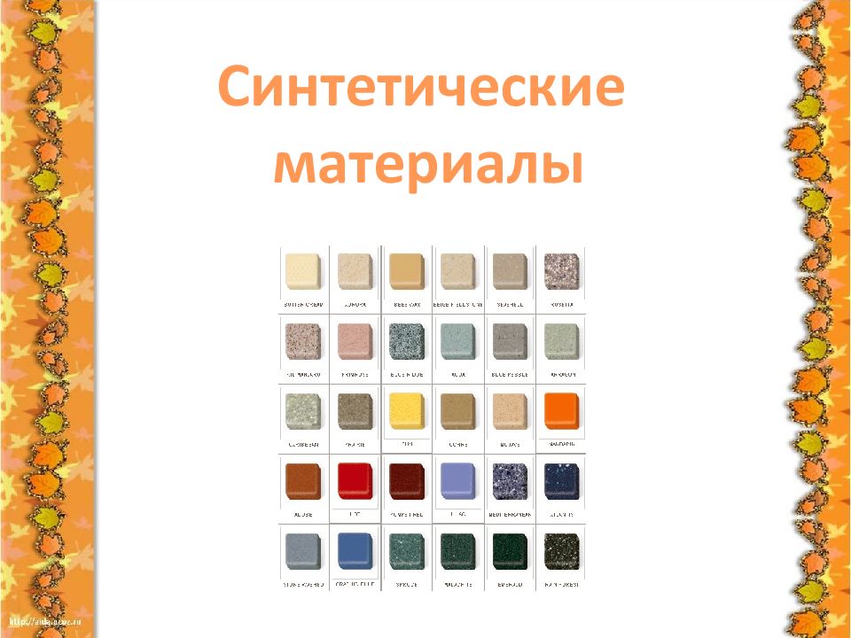 Синтетические материалы