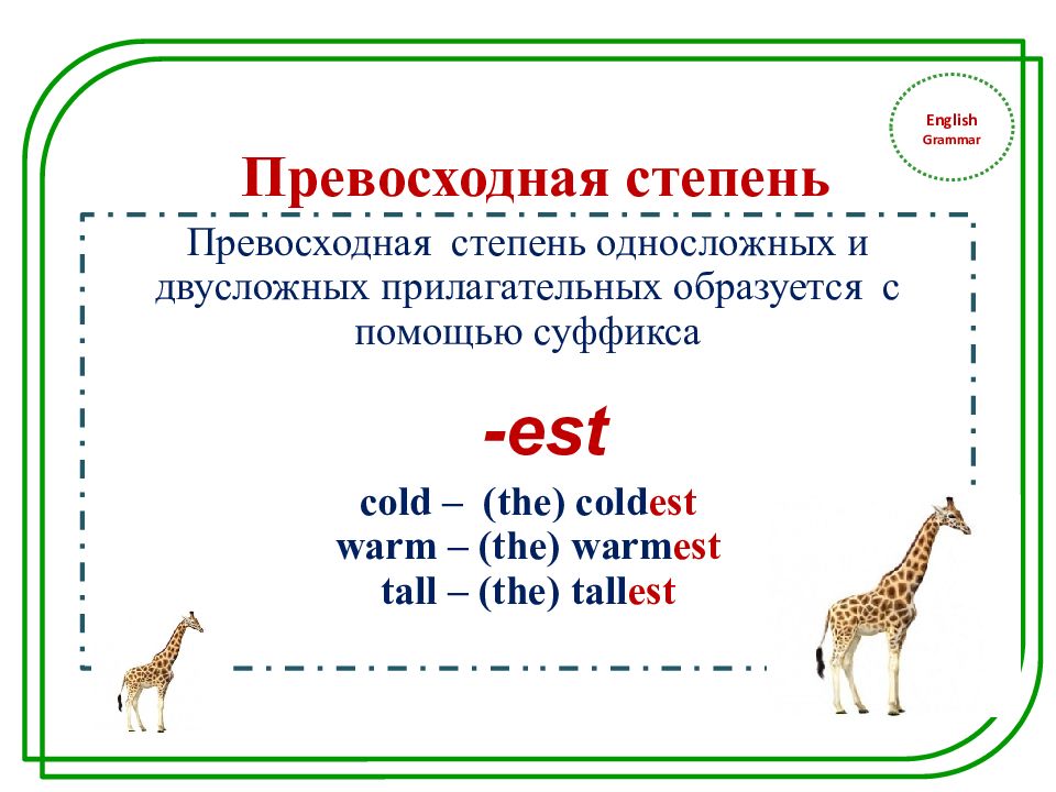 Односложные прилагательные в английском языке. Односложные прилагательные в английском. Двусложные прилагательные в английском. Tall превосходная степень. Степени сравнения прилагательных Tall.