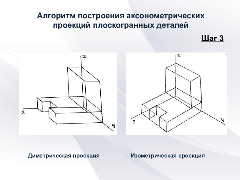 Аксонометрические проекции проект