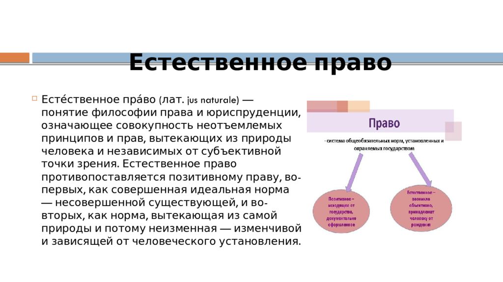 Позитивное право характеристика