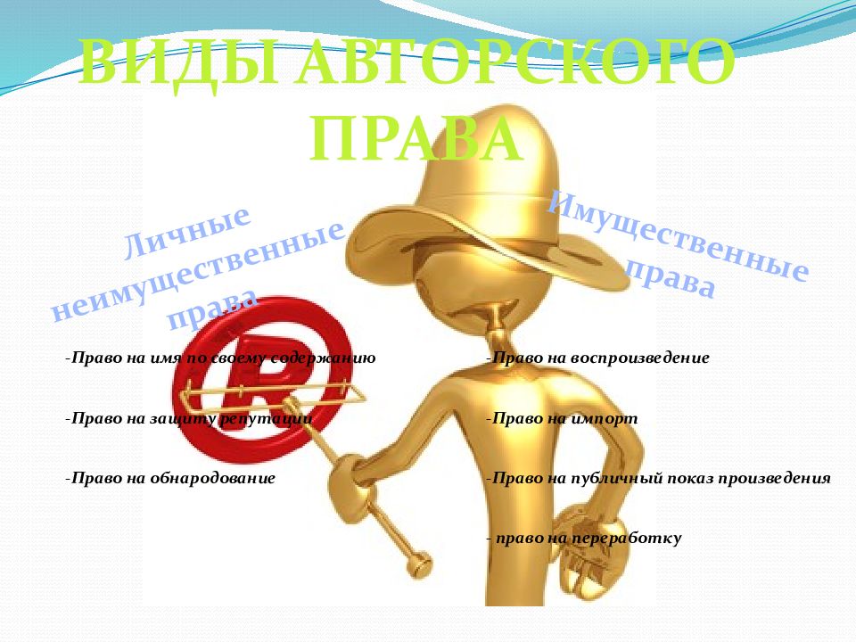 АВТОРСКОЕ ПРАВО И ЗАЩИТА АВТОРСКИХ ПРАВ
