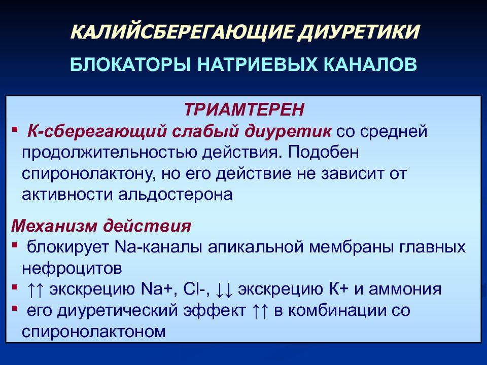 Блокаторы натриевых каналов презентация