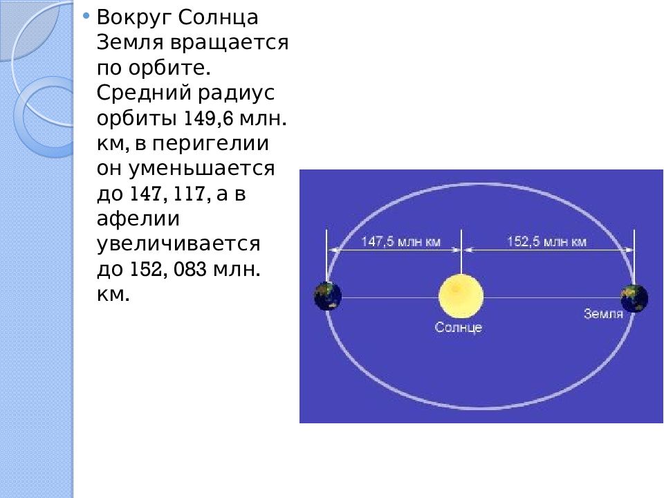 Направлении вращается земля по орбите