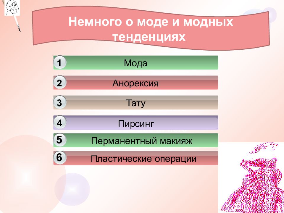 Презентация мода и здоровье