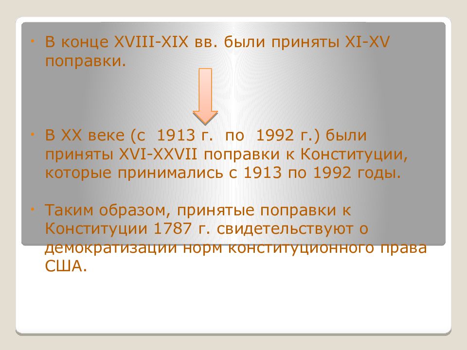 Конституция сша 1787 план