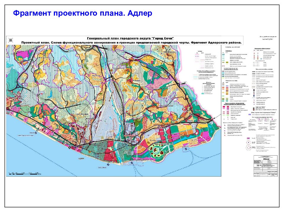 Генплан сочи до 2030 года карта