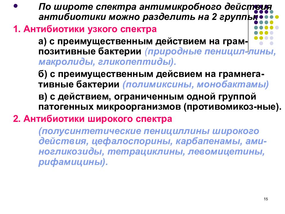 Спектр действия природных антибиотиков. Антибиотики узкого спектра действия это препараты. Классификация антибиотиков по спектру действия. Антибиотики узкого противомикробного спектра это. Антимикробный спектр действия антибиотиков это.