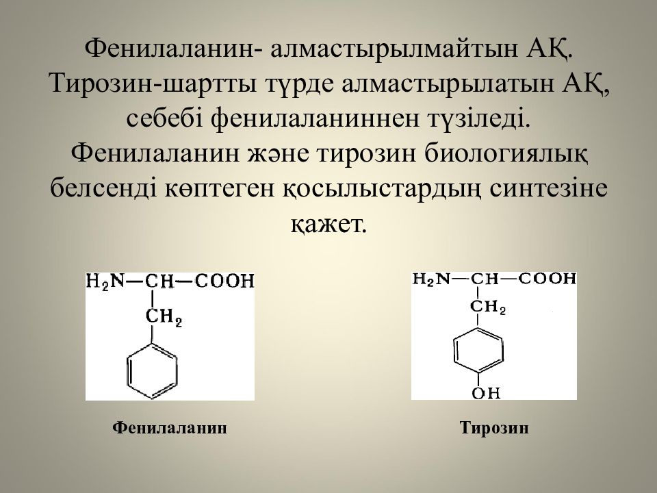 Синтез фенилаланина