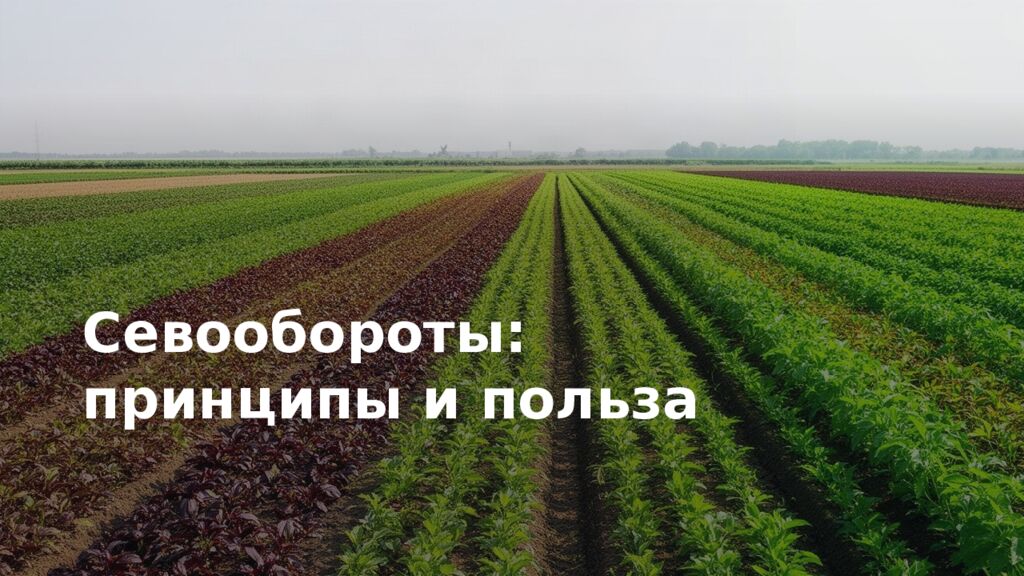 Севообороты: принципы и польза