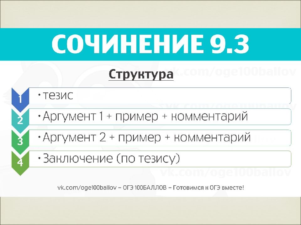 Сочинение 9 3 образец