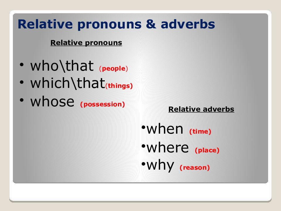 When was that перевод. Relative pronouns and adverbs таблица. Relative pronouns в английском языке. Relative pronouns and adverbs правило. Relative pronouns правило.