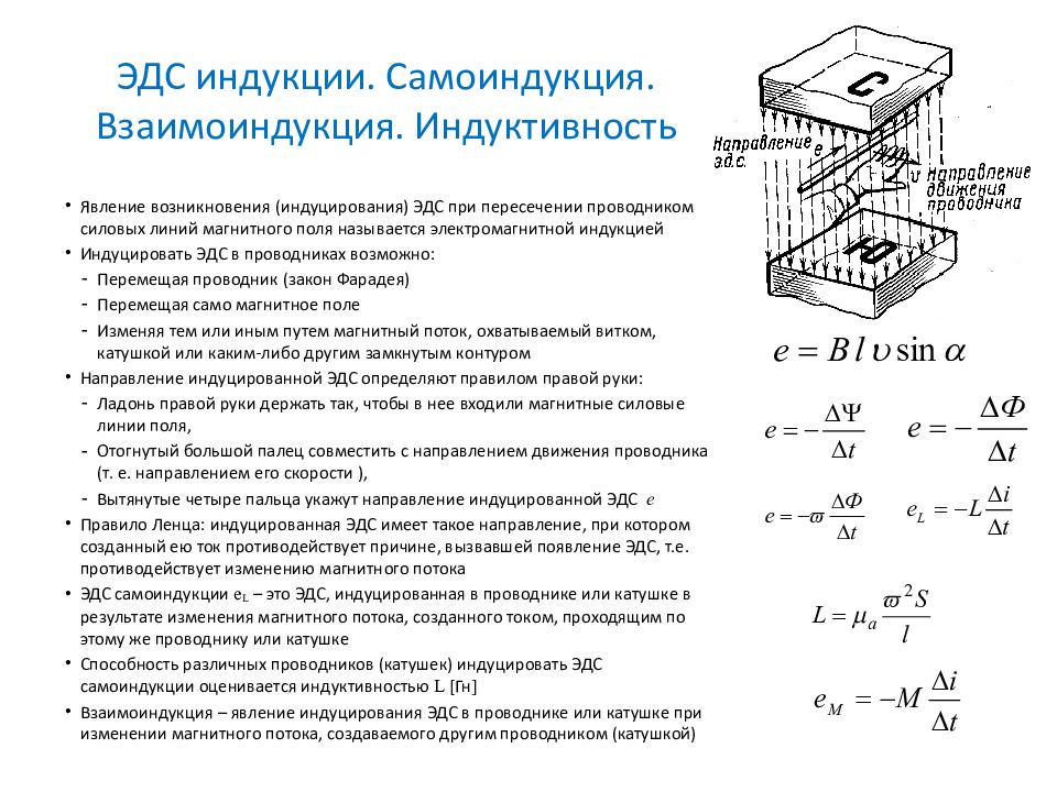 Эдс индукции