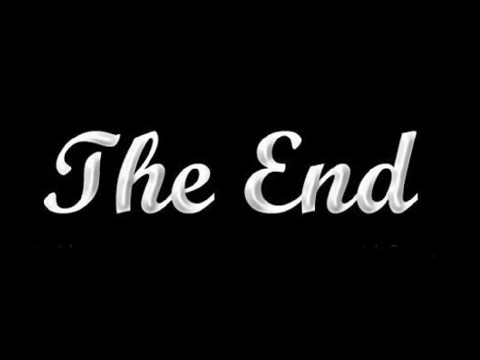 The end картинка для презентации