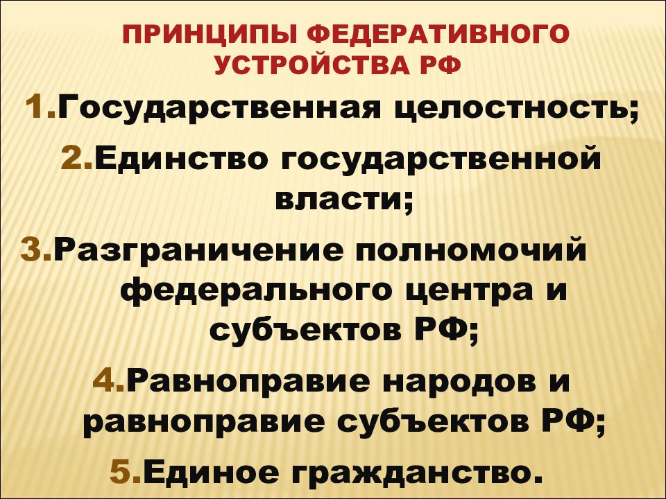 Россия как федеративное государство презентация