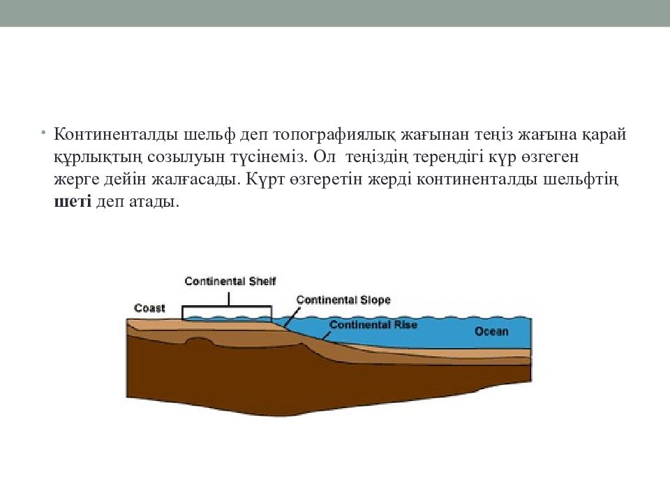 Шельф характеристика