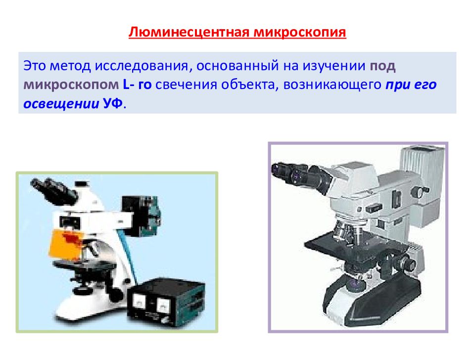 Флуоресцентная микроскопия метод