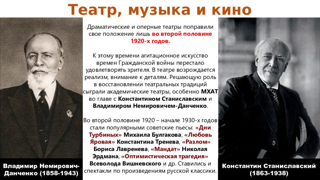 Музыка 1920 1930 годов в ссср презентация