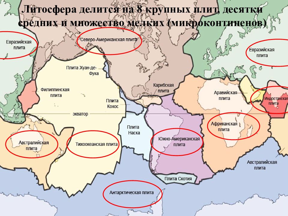 Литосферные плиты. Земные плиты. Литосферная карта России. Самая крупная литосферная плита