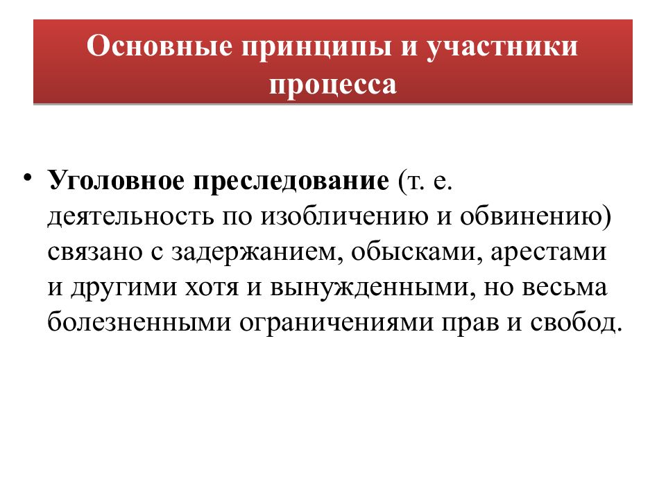 Презентация уголовный процесс 10 класс